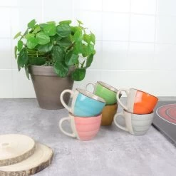 Orange85 Espresso Kopjes - Koffie - Set Van 6 - Meerdere Kleuren - 100 Ml - Aardewerk - Glazen - Met Oor - Koffiekopjes 10 Orange85 Espresso Kopjes - Koffie - Set Van 6 - Meerdere Kleuren - 100 Ml - Aardewerk - Glazen - Met Oor - Koffiekopjes -Keukenserie Winkel 1200x1200 611