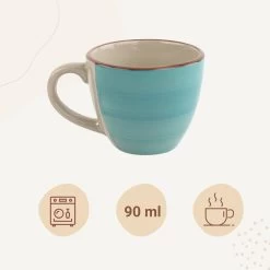 Orange85 Espresso Kopjes - Koffie - Set Van 6 - Meerdere Kleuren - 100 Ml - Aardewerk - Glazen - Met Oor - Koffiekopjes 11 Orange85 Espresso Kopjes - Koffie - Set Van 6 - Meerdere Kleuren - 100 Ml - Aardewerk - Glazen - Met Oor - Koffiekopjes -Keukenserie Winkel 1200x1200 612