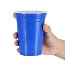 Merkloos Blue Cups - 50stuk(s) - 475ml - Party Cups - Beerpong - Drankspel - Beerpong Bekers - Plastic Bekers -Keukenserie Winkel 1200x1200 631