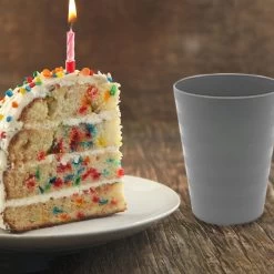 In Round Herbruikbare Plastic Drink Bekers – 10 Stuks – Grijs -Keukenserie Winkel 1200x1200 638