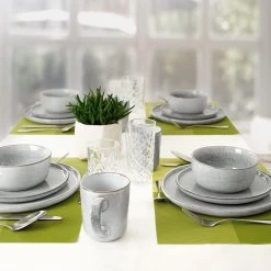 Excellent Serviesset - Servies - 16 Stuks - Aardewerk - Grijs -Keukenserie Winkel 1200x1200 744