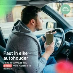 Triple J® Koffiebeker To Go - Thermosbeker - BPA & Lekvrij - 510ml - Groen -Keukenserie Winkel 1200x1200 75