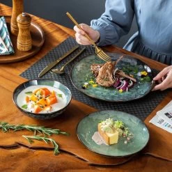 Serviesset 8 Personen - 24 Delig - Handgemaakt Keramiek - Vancasso Groen 10 Serviesset 8 Personen - 24 Delig - Handgemaakt Keramiek - Vancasso Groen -Keukenserie Winkel 1200x1200 761