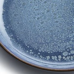 Borden 6 Personen Blue Sea 24cm - Bordenset - Blauw Servies - Luxe Dinerborden - Handgemaakt - Keramiek - Stoneware - Smith Premium® -Keukenserie Winkel 1200x1200 793