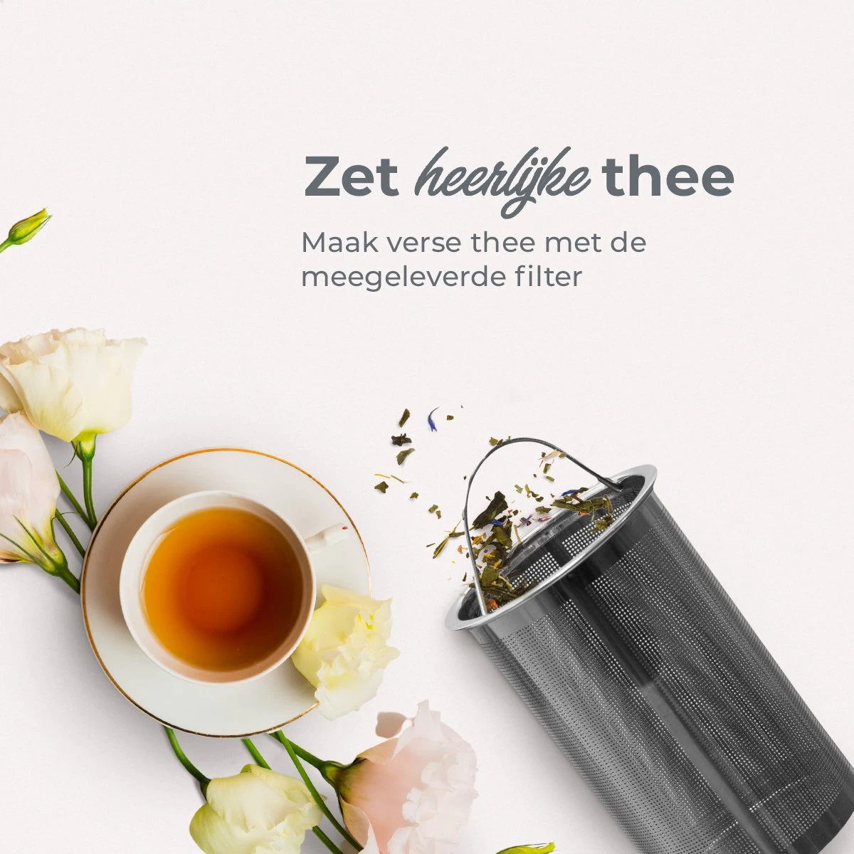 Vaja® Theepot Juliette Met Filter - Dubbelwandig -Theekan 1.0L - Glimmend Zwart 4 Vaja® Theepot Juliette Met Filter - Dubbelwandig -Theekan 1.0L - Glimmend Zwart - Afbeelding 2