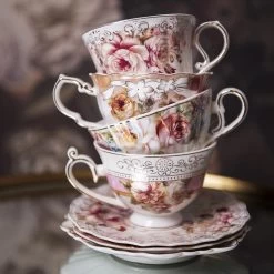 Clayre & Eef Kop En Schotel 200 Ml Roze Wit Porselein Rond Bloemen Servies Cadeau Voor Haar Cappuccino 15 Clayre & Eef Kop En Schotel 200 Ml Roze Wit Porselein Rond Bloemen Servies Cadeau Voor Haar Cappuccino -Keukenserie Winkel 1200x1200 83