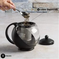Tolussa Premium Theepot Glas Met Filter - 1.25L - Zwart - Isolerend - Lekt Niet 18 Tolussa Premium Theepot Glas Met Filter - 1.25L - Zwart - Isolerend - Lekt Niet -Keukenserie Winkel 1200x1200 842