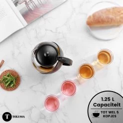 Tolussa Premium Theepot Glas Met Filter - 1.25L - Zwart - Isolerend - Lekt Niet 19 Tolussa Premium Theepot Glas Met Filter - 1.25L - Zwart - Isolerend - Lekt Niet -Keukenserie Winkel 1200x1200 843