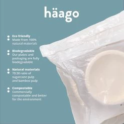 Haago 100 Biologisch Afbreekbare Ronde Borden Set Van Suikerriet, Large (26cm) En Small (18cm) - Milieuvriendelijk En Composteerbaar 15 Haago 100 Biologisch Afbreekbare Ronde Borden Set Van Suikerriet, Large (26cm) En Small (18cm) - Milieuvriendelijk En Composteerbaar -Keukenserie Winkel 1200x1200 989