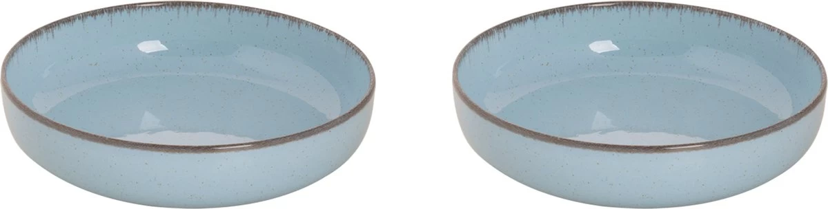 Palmer Bord Diep Antigo 19 Cm Lichtblauw Porselein 2 Stuk(s) 3 Palmer Bord Diep Antigo 19 Cm Lichtblauw Porselein 2 Stuk(s)