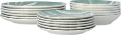 4goodz Plant Groen 18-delig Servies Porselein 6 Persoons -Keukenserie Winkel 1200x355
