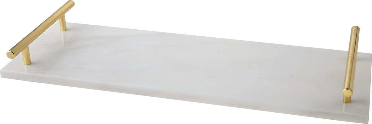 Cosy&Trendy Marmeren Dienblad Met Gouden Handvaten - 40 X 14 Cm 3 Cosy&Trendy Marmeren Dienblad Met Gouden Handvaten - 40 X 14 Cm