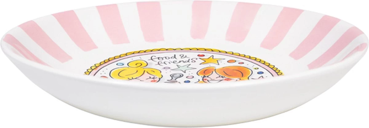 Blond Amsterdam, Even Bijkletsen, Diep Bord 23cm 4 Blond Amsterdam, Even Bijkletsen, Diep Bord 23cm - Afbeelding 2