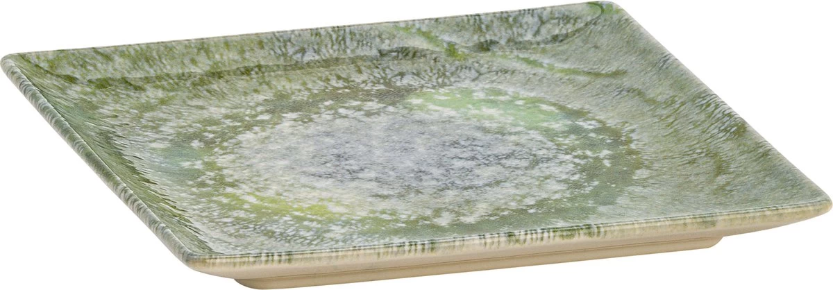 Lite-Body Hermes Gebaksbordjes - Set Van 8 Stuks - Ø16 Cm - Groen Reliëf 4 Lite-Body Hermes Gebaksbordjes - Set Van 8 Stuks - Ø16 Cm - Groen Reliëf - Afbeelding 3