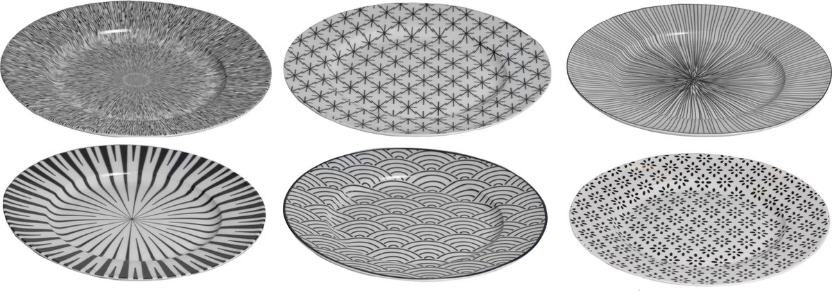 Studio Tavola Serviesset Black Sailor 18-Delig 4 Studio Tavola Serviesset Black Sailor 18-Delig - Afbeelding 2