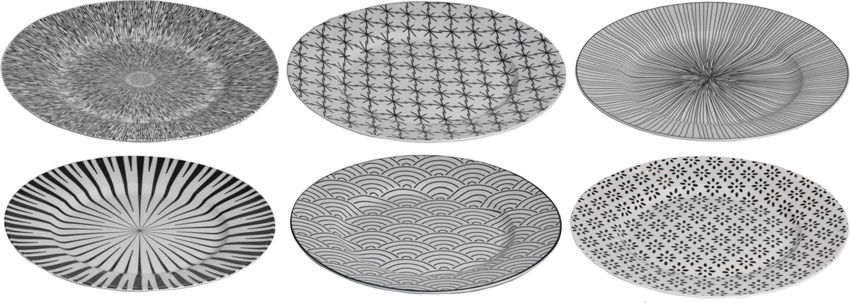 Studio Tavola Serviesset Black Sailor 18-Delig 8 Studio Tavola Serviesset Black Sailor 18-Delig - Afbeelding 6