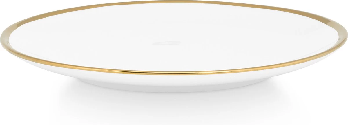 Vtwonen Serviesset - Wit-Goud - Porselein - 24-delig 16 Vtwonen Serviesset - Wit-Goud - Porselein - 24-delig - Afbeelding 14