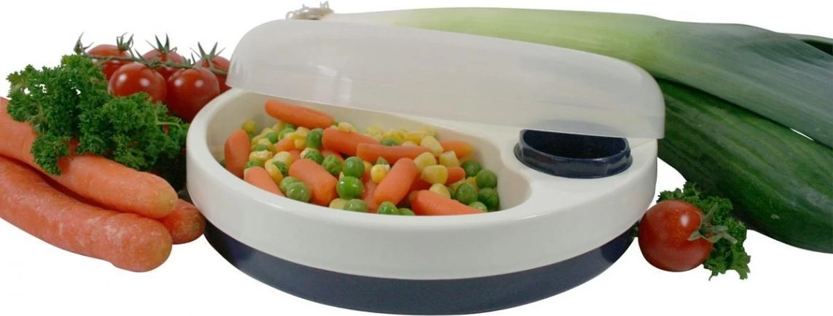 Able2 Warmhoudbord 2 Vaks Met Deksel - 22 Cm 3 Able2 Warmhoudbord 2 Vaks Met Deksel - 22 Cm