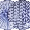 Tokyo Design Studio | Nippon Blue | Set Van 4 Borden Ø 25,7 Cm | Porselein -Keukenserie Winkel 1200x480 2