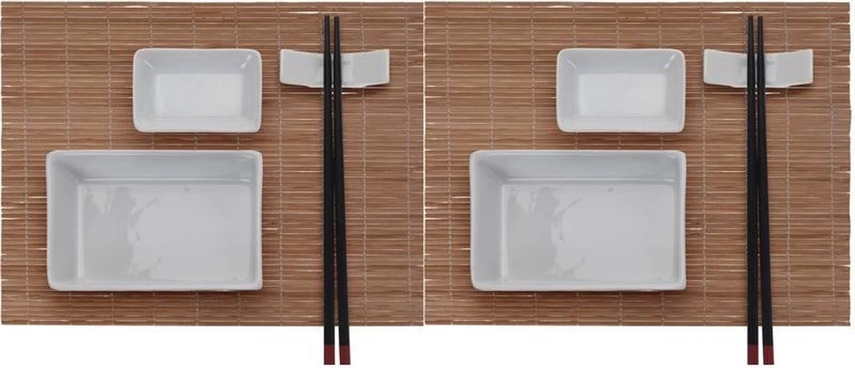 Merkloos 10 Delige Sushi Set Voor 2 Personen - Sushi Eetset 10-delig 3 Merkloos 10 Delige Sushi Set Voor 2 Personen - Sushi Eetset 10-delig