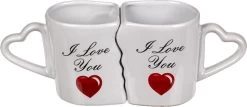 I Love You Kopjesset Met Hartvormig Handvat (Set Van 2) -Keukenserie Winkel 1200x519