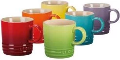Le Creuset Set Van 6 Mokken 350 Ml Regenboog Kleuren -Keukenserie Winkel 1200x605