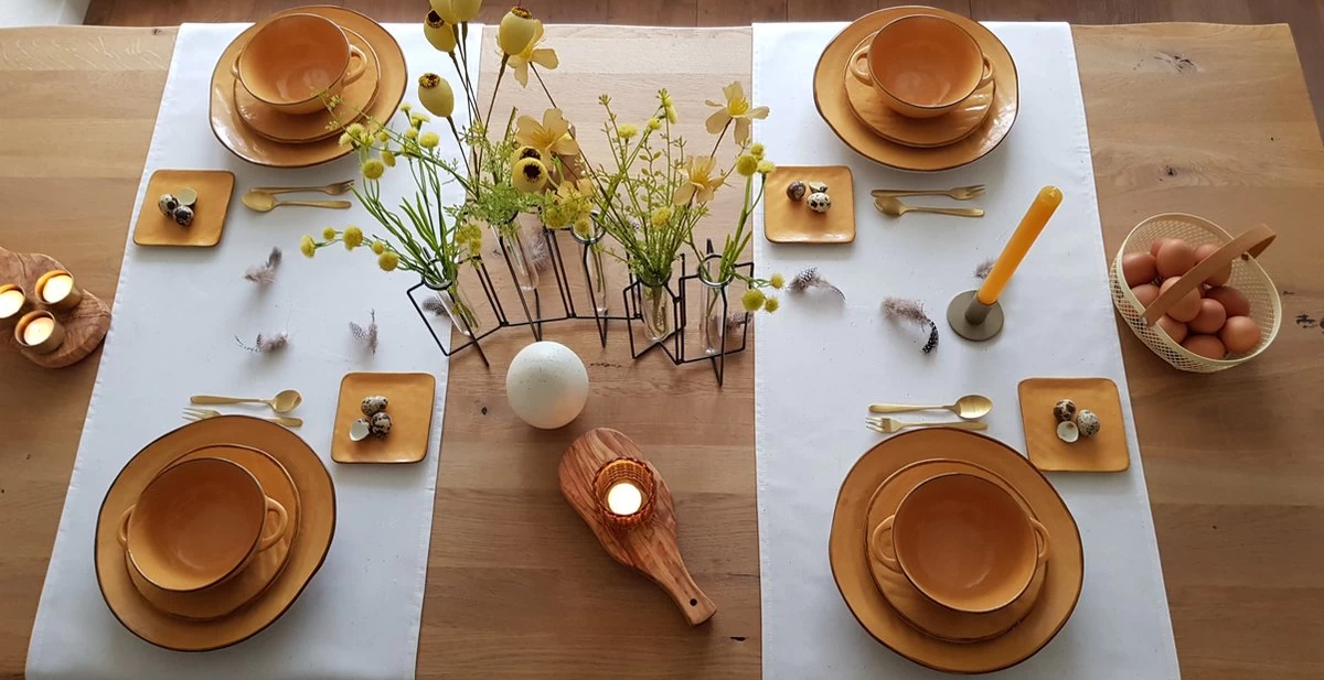 Vivi Oggi - Soepkommen Met Oor - Ø 15cm - Geel - Italië 7 Vivi Oggi - Soepkommen Met Oor - Ø 15cm - Geel - Italië - Afbeelding 5