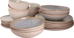 Palmer Serviesset Light Blue Sea Stoneware 6-persoons 24-delig Blauw -Keukenserie Winkel 1200x621