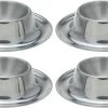 Merkloos 4x Stuks Eierdopjes Van RVS 8.5 X 2,5 Cm - Stapelbare Eierdopjes - Elk Weekend En Met Pasen -Keukenserie Winkel 1200x661 3