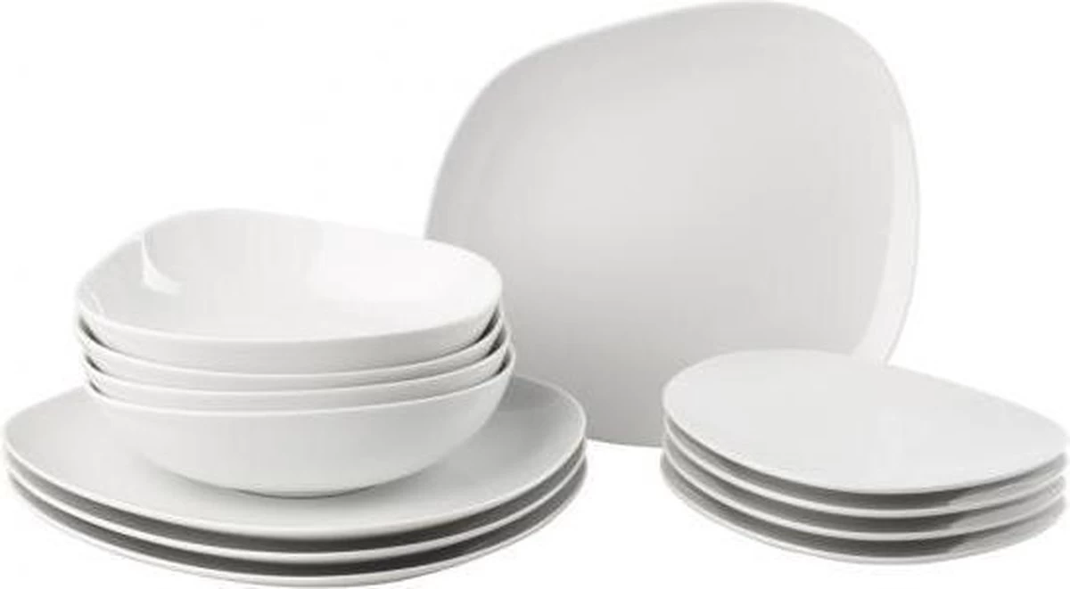 LIKE BY VILLEROY & BOCH - Organic White - Serviesset 12-dlg 2 LIKE BY VILLEROY & BOCH - Organic White - Serviesset 12-dlg