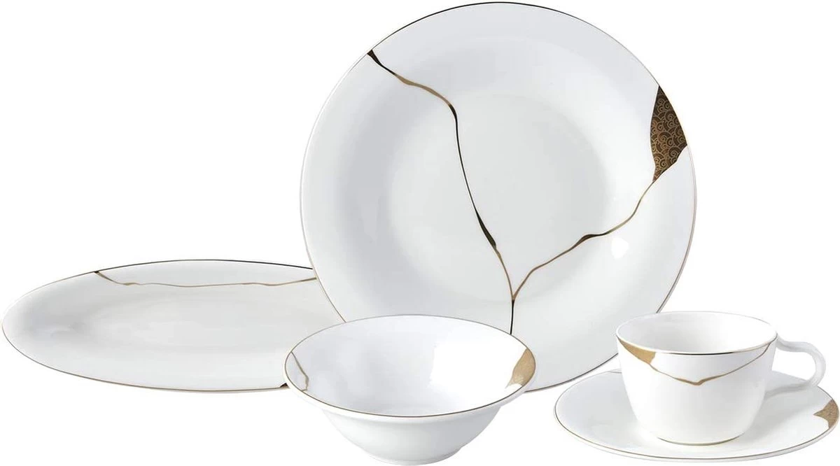 Karaca Fine Pearl Quora 26-delige Combiserviesset Voor 6 Personen, Porseleinen Serviesset, Tafelservies Voor 6 Personen, Ontbijtbord + Koffiebeker 4 Karaca Fine Pearl Quora 26-delige Combiserviesset Voor 6 Personen, Porseleinen Serviesset, Tafelservies Voor 6 Personen, Ontbijtbord + Koffiebeker - Afbeelding 2