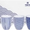 Tokyo Design Studio - Nippon Blue - Set Van 4 Mokken 380 Ml - Verpakt In Luxe Geschenkdoos -Keukenserie Winkel 1200x672