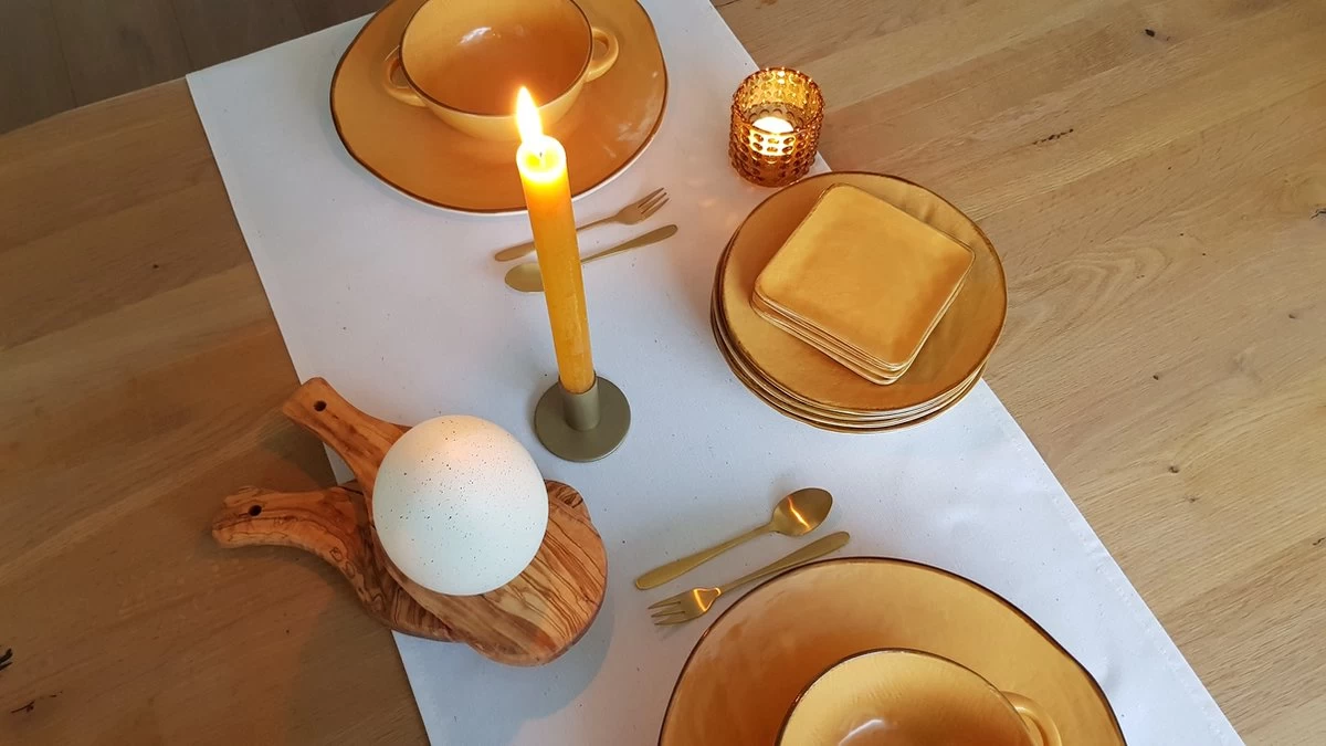 Vivi Oggi - Soepkommen Met Oor - Ø 15cm - Geel - Italië 9 Vivi Oggi - Soepkommen Met Oor - Ø 15cm - Geel - Italië - Afbeelding 7