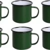 Olympia Emaille Mok 35cl - Emaille Beker Groen / Zwart - Emaille Servies ( Set Van 6 ) 2 Olympia Emaille Mok 35cl - Emaille Beker Groen / Zwart - Emaille Servies ( Set Van 6 ) -Keukenserie Winkel 1200x679 1