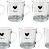 Theeglas Set Van 6 Theeglazen Theeglas 250 Ml Transparant Glas Hart Love Theemok -Keukenserie Winkel 1200x684