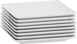 Lite-Body Hermes Gebaksbordjes - Set Van 8 Stuks - Ø16 Cm - Wit -Keukenserie Winkel 1200x692