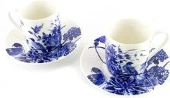 Espresso Set, Delfts Blauwe Vogels, Rijksmuseum -Keukenserie Winkel 1200x696