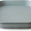 Mushie - Kinderservies Borden Vierkant (Set Van 2) - Borden - Sage -Keukenserie Winkel 1200x698 3