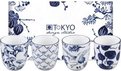 Tokyo Design Studio - Flora Japonica - Kopjes - Porselein - Set Van 4 - 170ml - Topkwaliteit -Keukenserie Winkel 1200x711