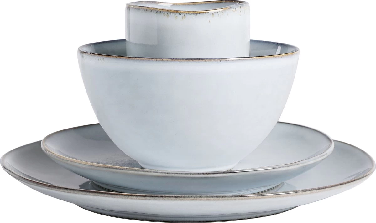 Mica Decorations Tabo Serviesset 4 Persoons - Grijs 16 Mica Decorations Tabo Serviesset 4 Persoons - Grijs - Afbeelding 14