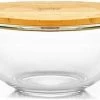Klarstein Glazen Serveerschaal Met Bamboe Deksel - Afwasmachinebestendig - Veelzijdig Inzetbaar -Keukenserie Winkel 1200x745 3