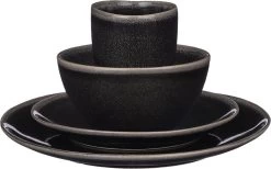 Mica Decorations Tabo Serviesset 4 Persoons - Zwart -Keukenserie Winkel 1200x746 2