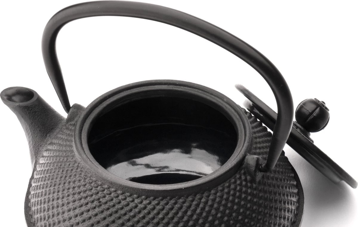 Bredemeijer - Theepot Jang 1,1L Gietijzer Zwart 5 Bredemeijer - Theepot Jang 1,1L Gietijzer Zwart - Afbeelding 3