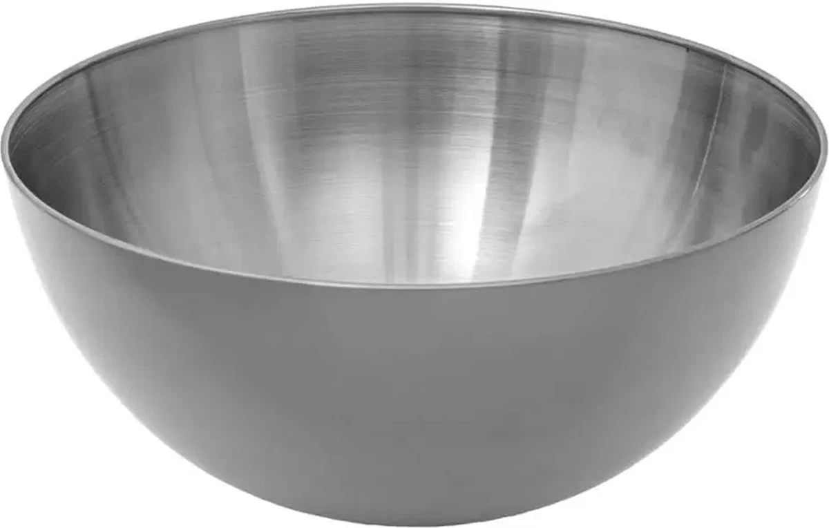 Secret De Gourmet - Slakommetjes/schaaltjes - Rvs Metaal - D19 Cm 3 Secret De Gourmet - Slakommetjes/schaaltjes - Rvs Metaal - D19 Cm