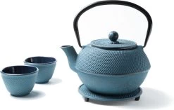 Tealøv THEE SET 1,1 LITER GIETIJZER | COMPLETE SET IN GESCHENKDOOS | Gietijzeren Theepot Met Roestvrijstalen Zeef, Gietijzeren Theekopjes En Onderzetter | In Authentiek Japanse Stijl | Arare Blauw 17 Tealøv THEE SET 1,1 LITER GIETIJZER | COMPLETE SET IN GESCHENKDOOS | Gietijzeren Theepot Met Roestvrijstalen Zeef, Gietijzeren Theekopjes En Onderzetter | In Authentiek Japanse Stijl | Arare Blauw -Keukenserie Winkel 1200x765 1