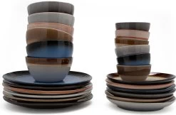 Serviesset 6 Persoons - 24 Delig - Kade 171 - Earth Syle - 6 Personen - Allen Uniek