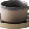 House Of Husk® Keramieke Kop En Schotel Set - Koffiekopjes - Theemokken - Koffiemokken - 250 Ml - Bruin Aardewerk 2 House Of Husk® Keramieke Kop En Schotel Set - Koffiekopjes - Theemokken - Koffiemokken - 250 Ml - Bruin Aardewerk -Keukenserie Winkel 1200x795