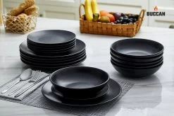 Buccan Borden Set - Matt Onyx - Zwart - 18pcs -Keukenserie Winkel 1200x799 23