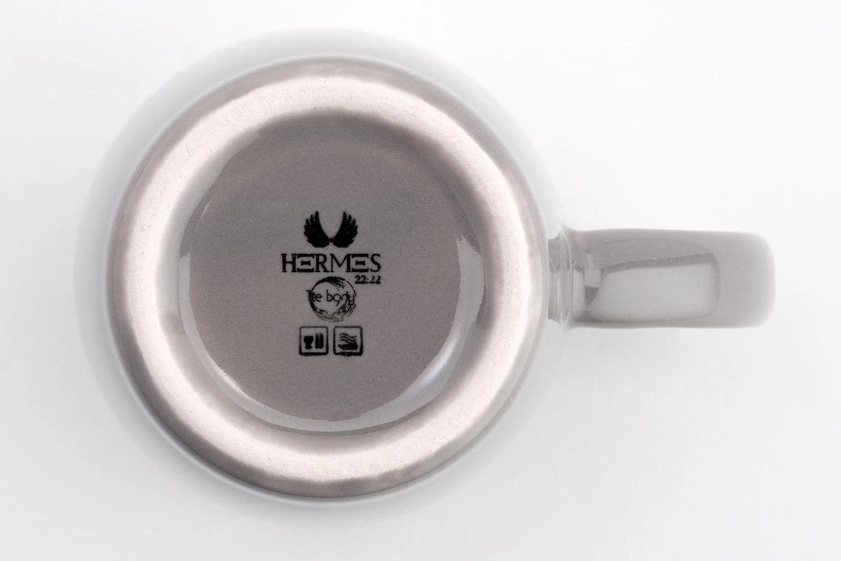 Lite-Body Hermes Koffie Beker 20 Cl - Set Van 6 Stuks - Aardewerk - Grijs 5 Lite-Body Hermes Koffie Beker 20 Cl - Set Van 6 Stuks - Aardewerk - Grijs - Afbeelding 3