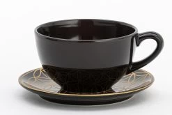 Lite-Body Hermes Soepkom Met Oor - Set Van 6 Stuks - 12 Cm/30 Cl - Aardewerk - Zwart Mat -Keukenserie Winkel 1200x800 241